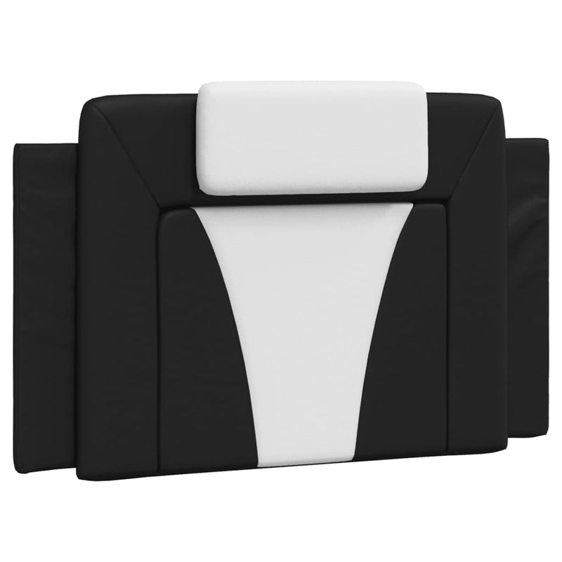 Headboard Cushion Black and White 90 cm Faux Leather Payday Deals