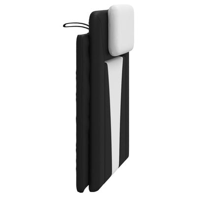 Headboard Cushion Black and White 90 cm Faux Leather Payday Deals
