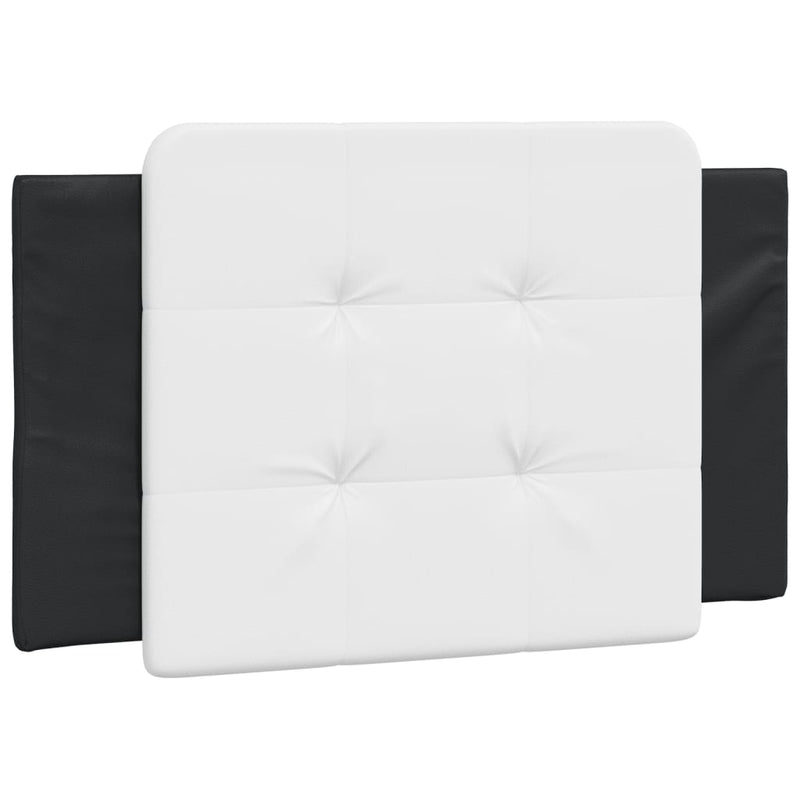 Headboard Cushion Black and White 90 cm Faux Leather Payday Deals