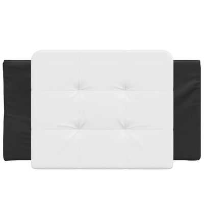 Headboard Cushion Black and White 90 cm Faux Leather Payday Deals