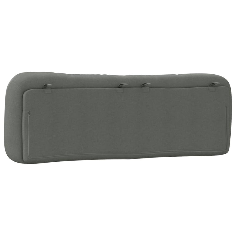 Headboard Cushion Dark Grey 152 cm Queen Fabric Payday Deals