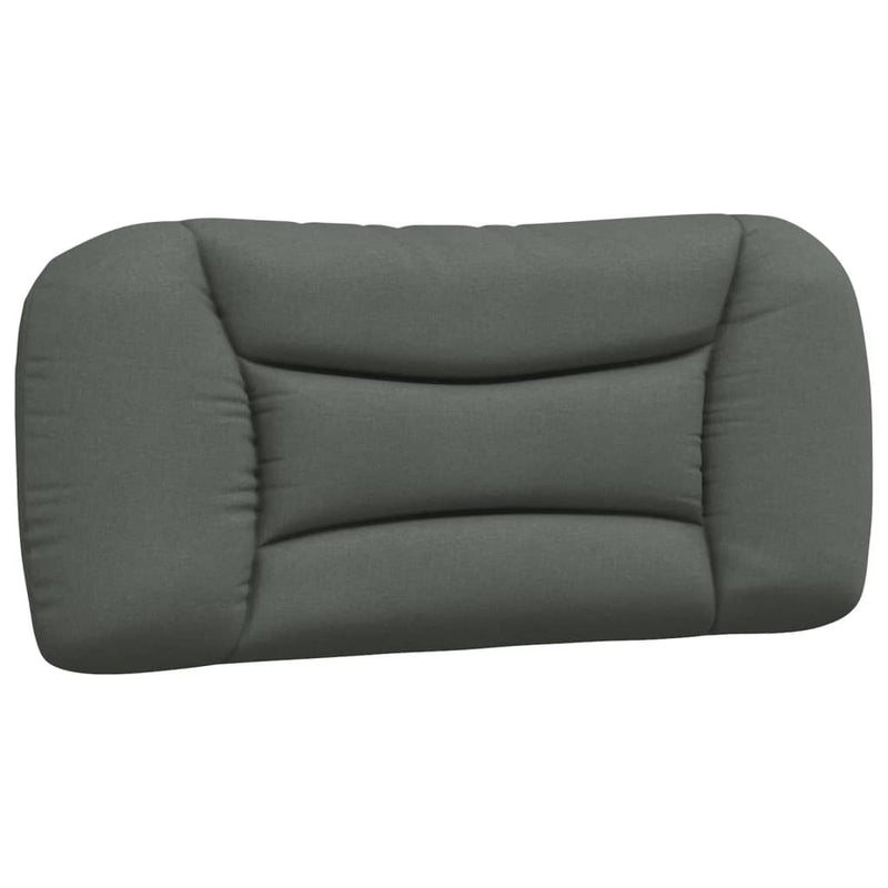 Headboard Cushion Dark Grey 90 cm Fabric Payday Deals