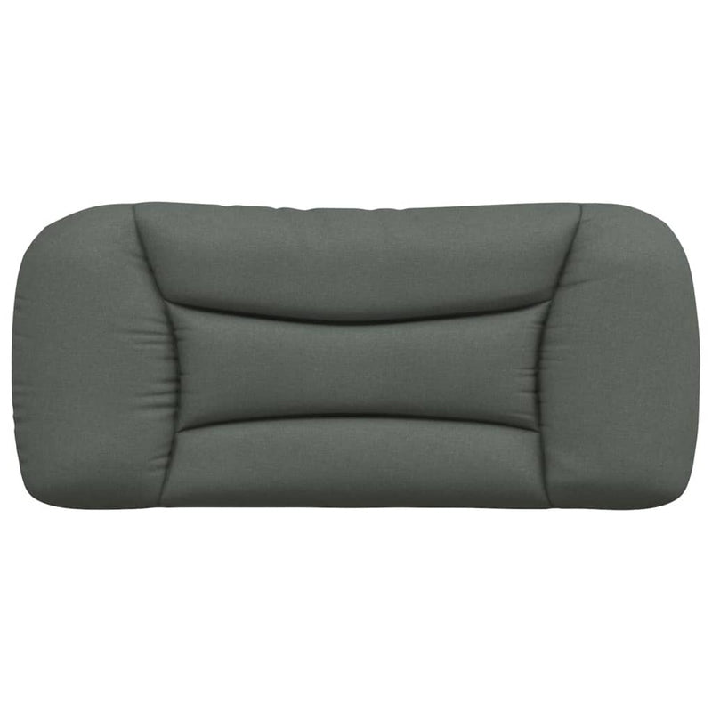 Headboard Cushion Dark Grey 90 cm Fabric Payday Deals