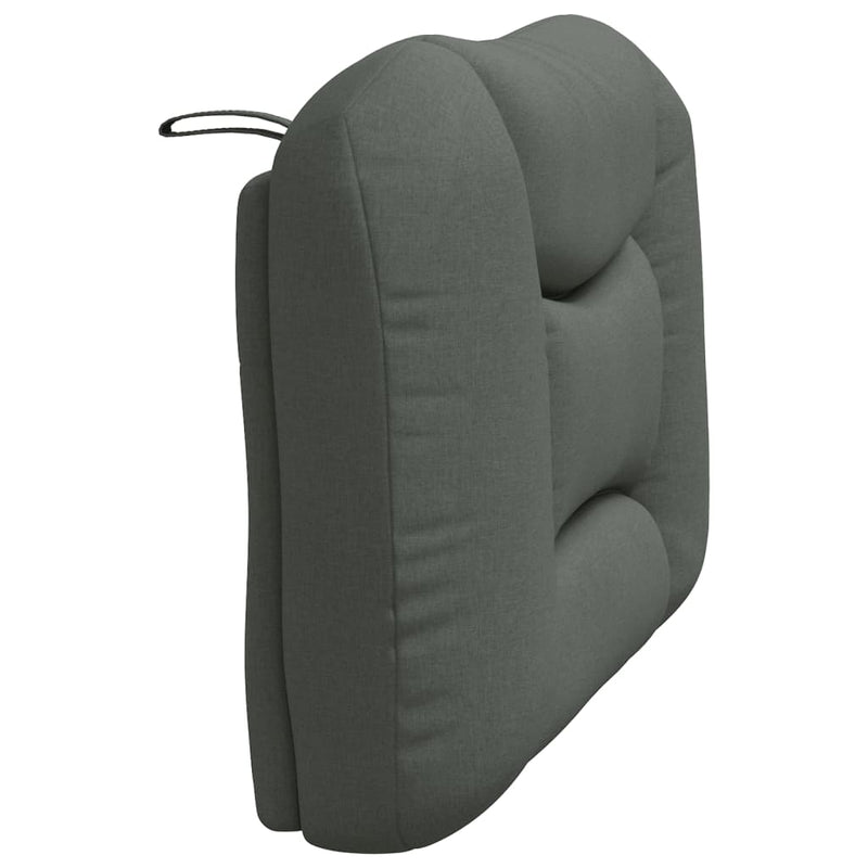 Headboard Cushion Dark Grey 90 cm Fabric Payday Deals