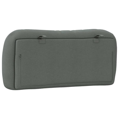 Headboard Cushion Dark Grey 90 cm Fabric Payday Deals