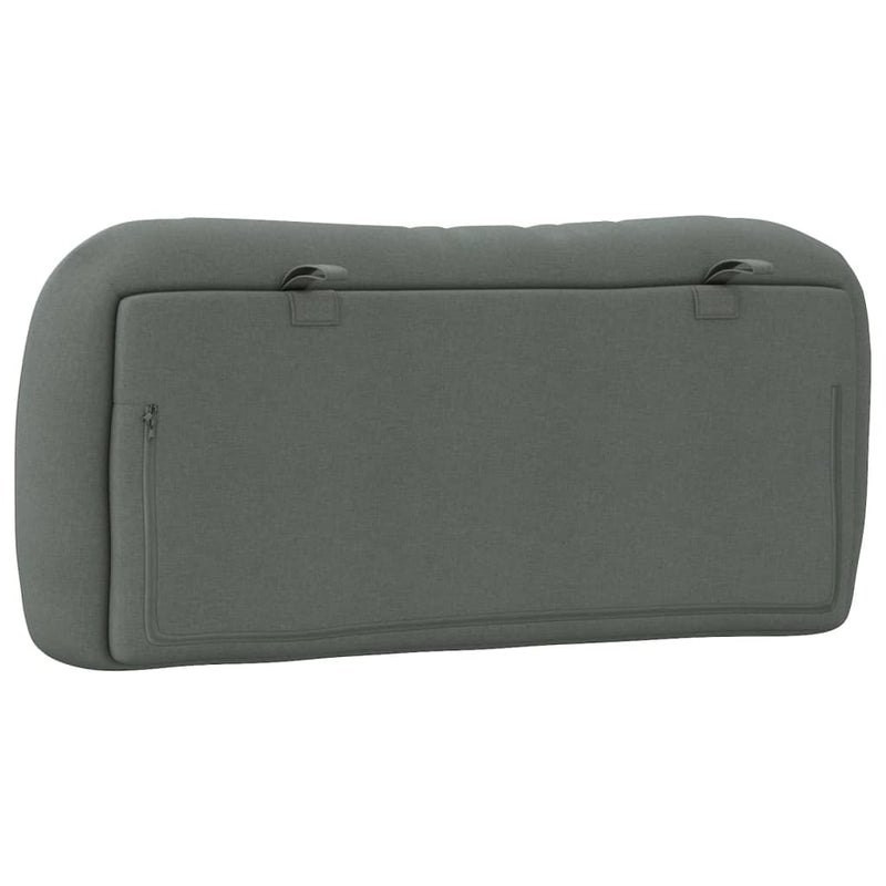 Headboard Cushion Dark Grey 90 cm Fabric Payday Deals