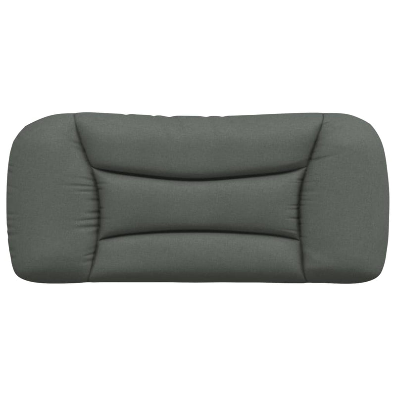 Headboard Cushion Dark Grey 90 cm Fabric Payday Deals