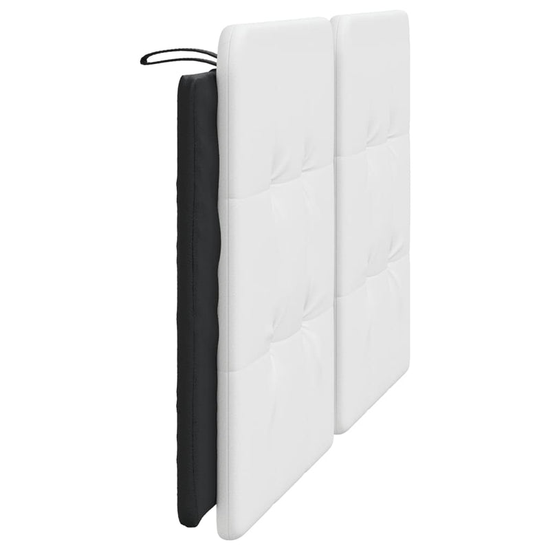 Headboard Cushion White and Black 152 cm Queen Faux Leather Payday Deals