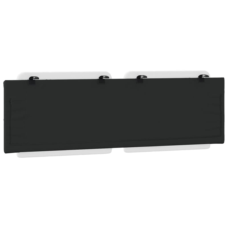 Headboard Cushion White and Black 152 cm Queen Faux Leather Payday Deals