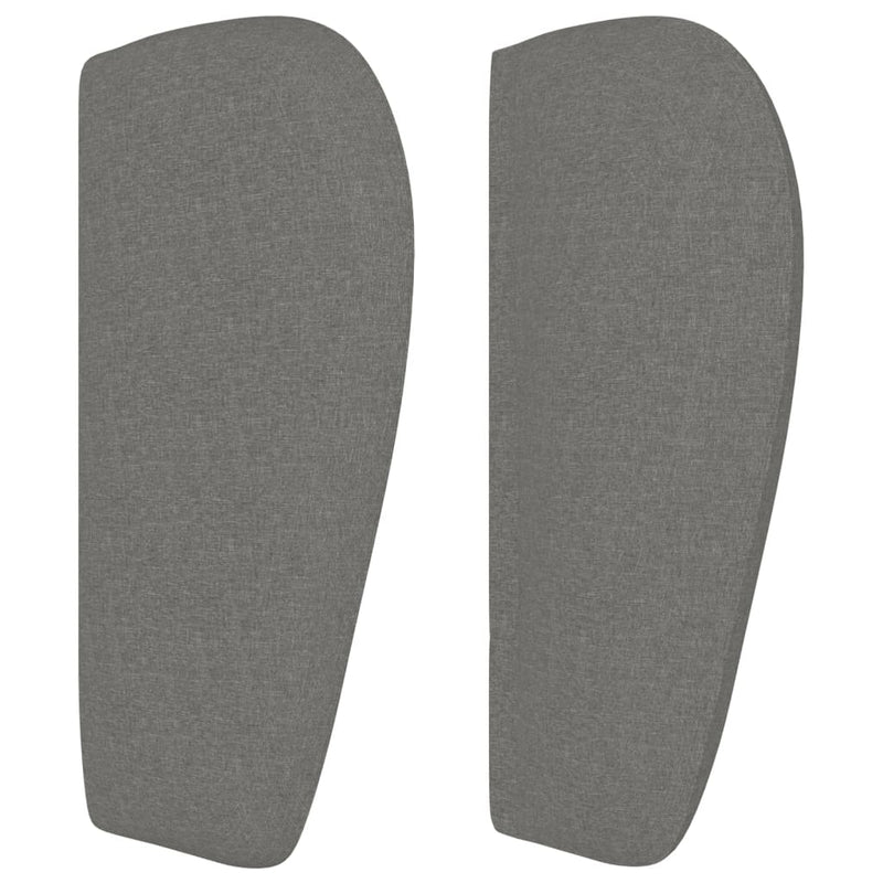 Headboard with Ears Dark Grey 163 cm Fabric Payday Deals