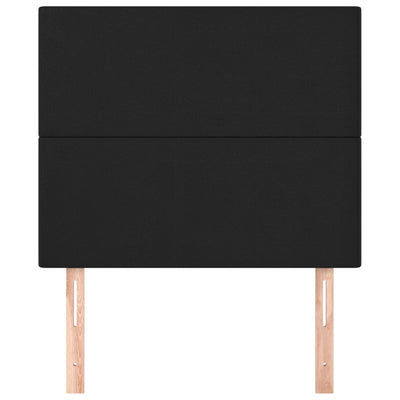 Headboards 2 pcs Black 100 cm Faux Leather Payday Deals