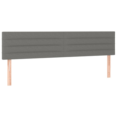 Headboards 2 pcs Dark Grey 100 cm Fabric Payday Deals