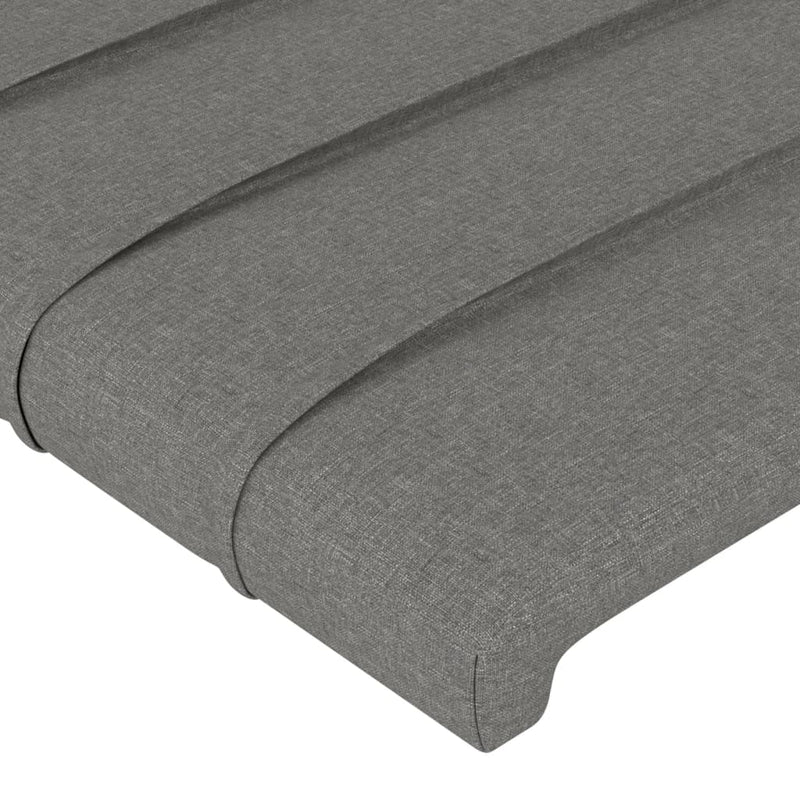 Headboards 2 pcs Dark Grey 100 cm Fabric Payday Deals