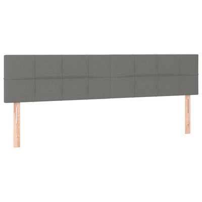 Headboards 2 pcs Dark Grey 80 cm Fabric Payday Deals