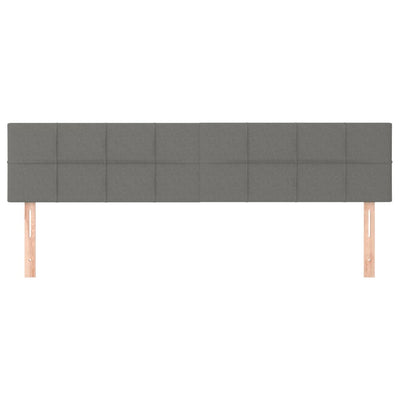 Headboards 2 pcs Dark Grey 80 cm Fabric Payday Deals