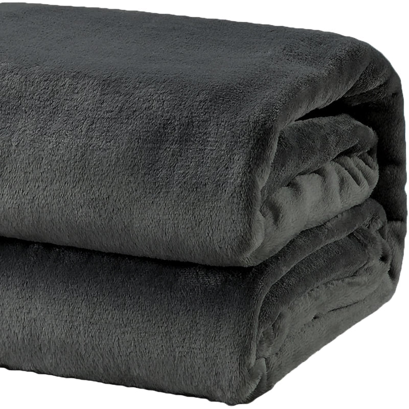 Heavy Weight Acrylic Mink Charcoal Blanket by Renee Taylor Payday Deals