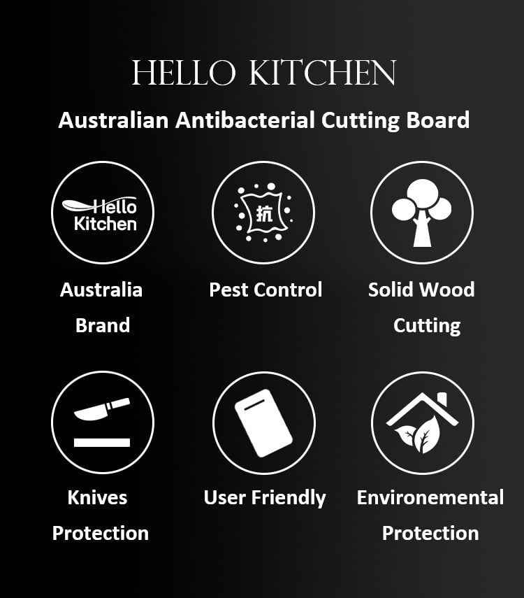 Hello Kitchen Premium Natural Camphor Laurel Cutting Chopping Board (Plain) Payday Deals