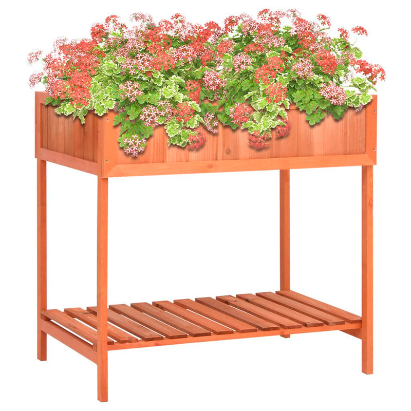 Herb Planter 80x60x80 cm Solid Firwood Payday Deals