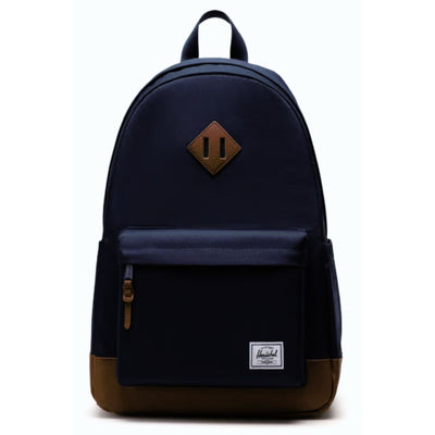 Herschel Heritage Backpack 24 L Laptop Business School Travel Bag - Navy / Tan