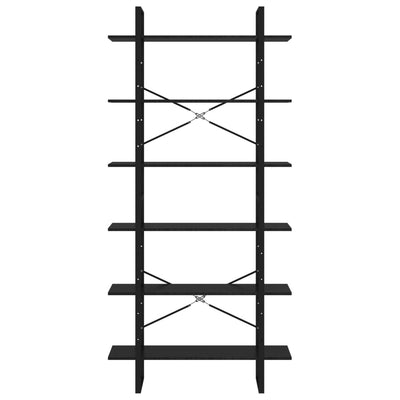 High Cabinet Black 100x30x210 cm Engineered Wood Payday Deals