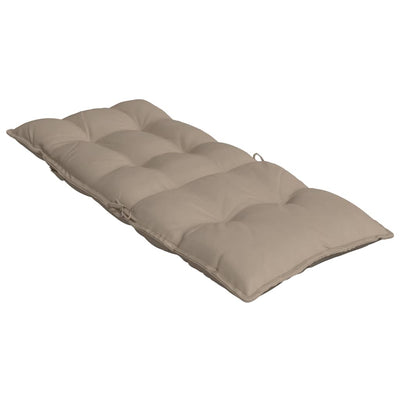 Highback Chair Cushions 2 pcs Taupe Oxford Fabric Payday Deals