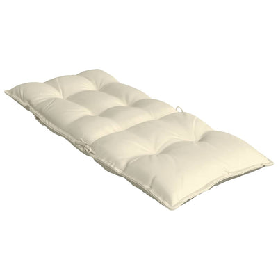 Highback Chair Cushions 4 pcs Cream Oxford Fabric Payday Deals