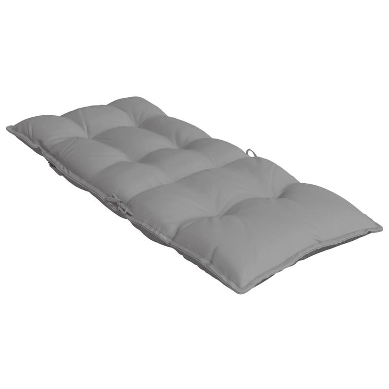 Highback Chair Cushions 4 pcs Grey Oxford Fabric Payday Deals