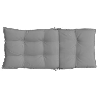 Highback Chair Cushions 4 pcs Grey Oxford Fabric Payday Deals