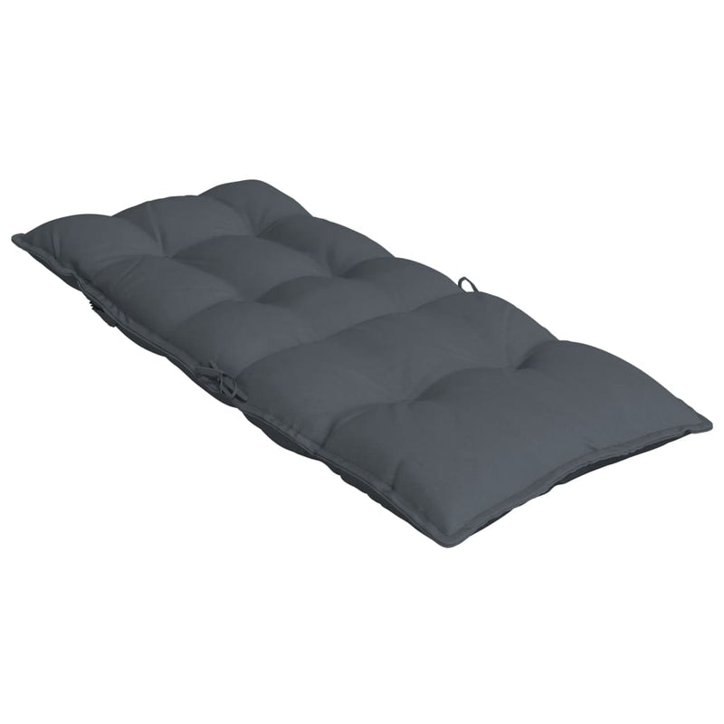 Highback Chair Cushions 6 pcs Anthracite Oxford Fabric Payday Deals
