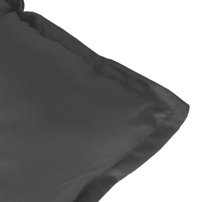 Highback Chair Cushions 6 pcs Melange Anthracite 120x50x7 cm Fabric Payday Deals