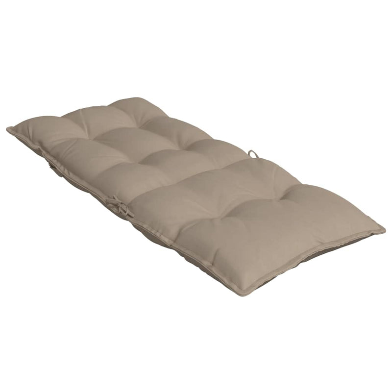 Highback Chair Cushions 6 pcs Taupe Oxford Fabric Payday Deals