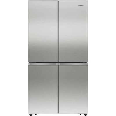Hisense 609 Litre PureFlat French Door Fridge Refrigerator - Stainless Steel - HRCD610TS