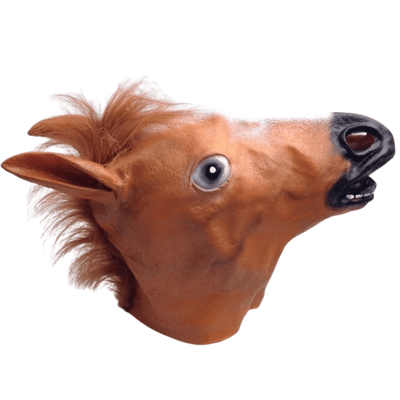 Horse Head Face Mask Halloween Latex Rubber Costume Party Payday Deals
