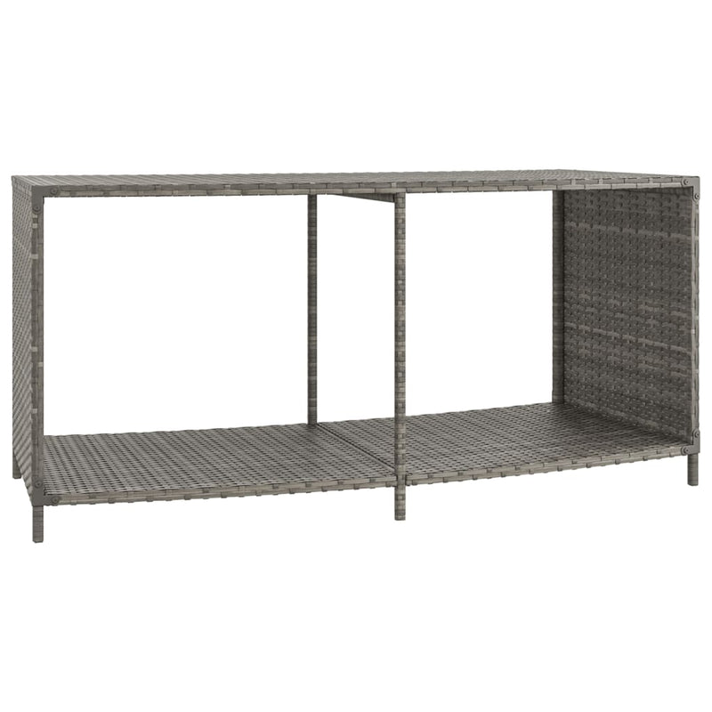 Hot Tub Surround Grey Poly Rattan and Solid Wood Acacia Payday Deals