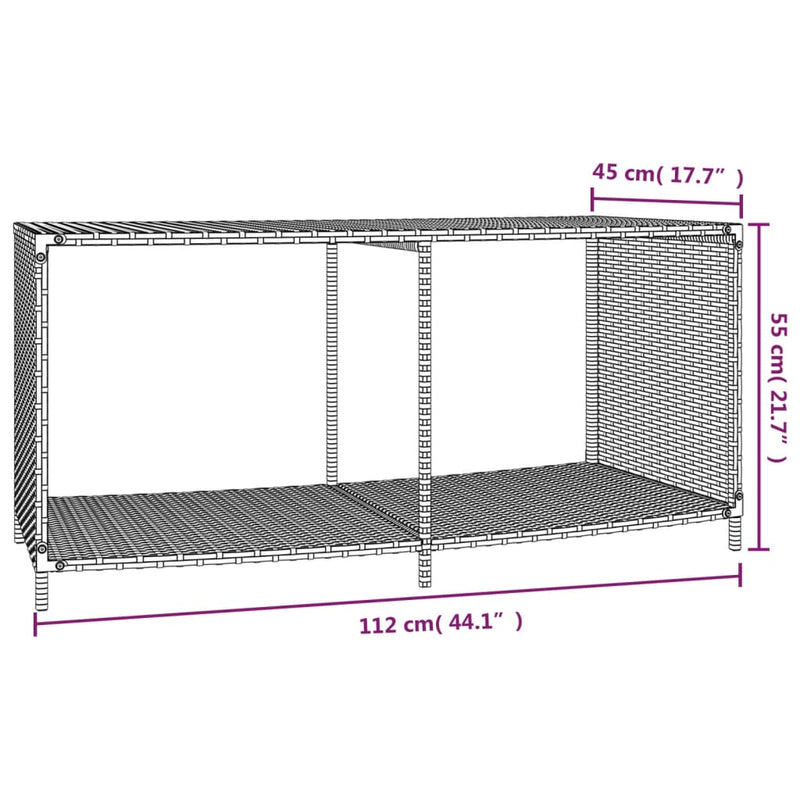 Hot Tub Surround Grey Poly Rattan and Solid Wood Acacia Payday Deals