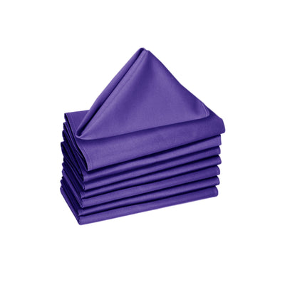 Hoydu Set of 8 Cotton Napkins Ultra Violet