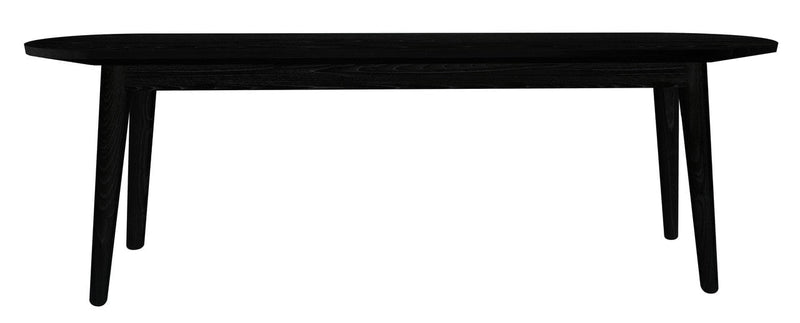 Huntley Solid Oak Bench (Black) Payday Deals