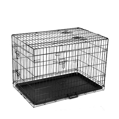 i.Pet Dog Cage 36inch Pet Cage - Black