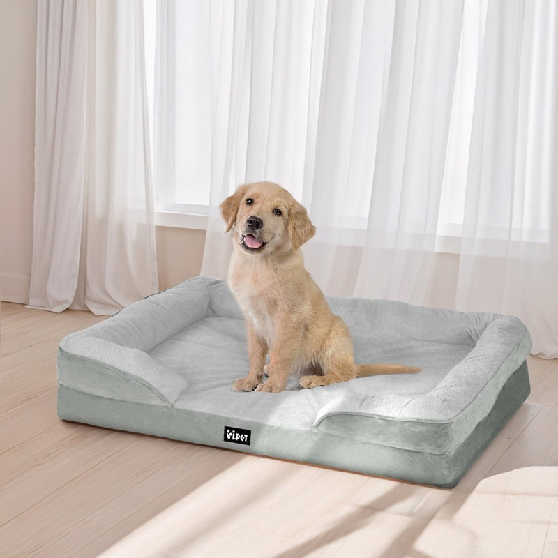 i.Pet Pet Bed Dog Calming Soft Cushion Egg Crate Large Sofa Washable Removable Payday Deals