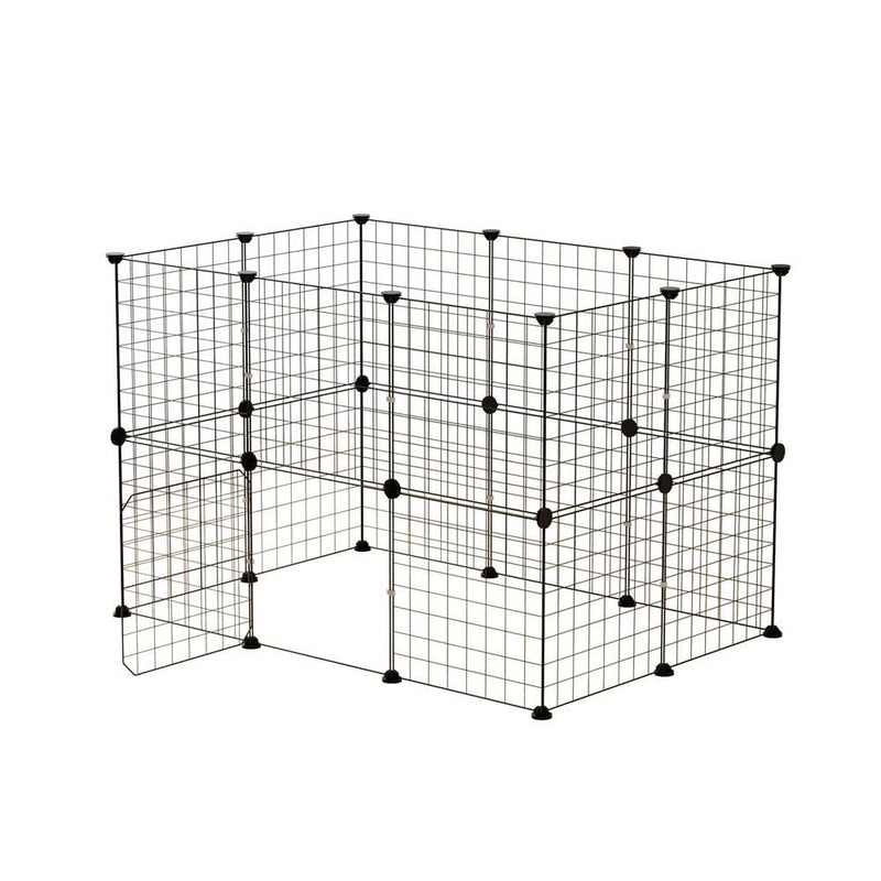 i.Pet Pet Dog Playpen Enclosure Cage 20 Panel Puppy Fence Play Pen Foldable Metal Payday Deals