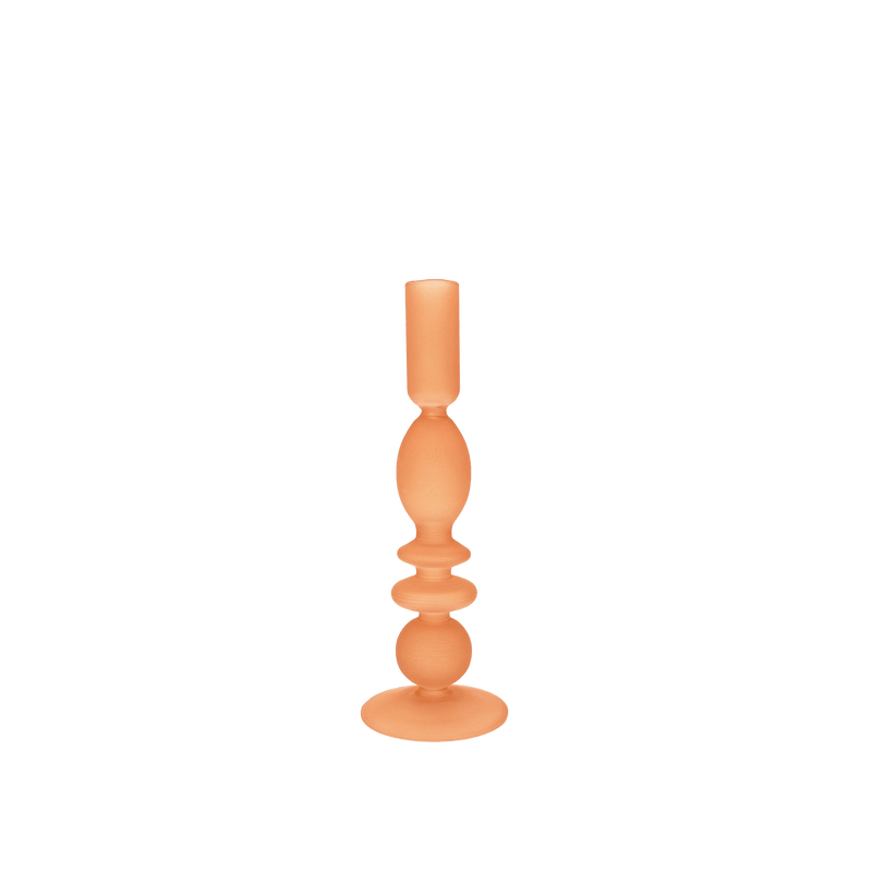 Ice Land Matte Glass Candle Holder orange Payday Deals