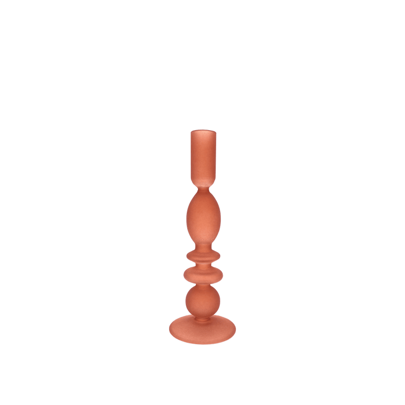 Ice Land Matte Glass Candle Holder red Payday Deals