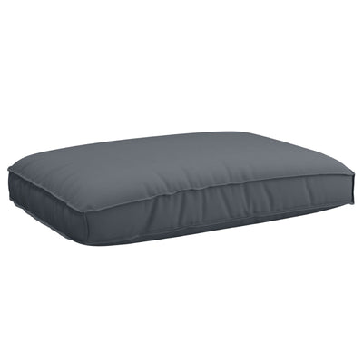Pallet Cushion Set Set of 2 Anthracite Polyester Standard