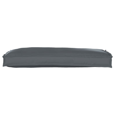 Outdoor Cushion Anthracite Polyester 100 cm x 40 cm x 8 cm