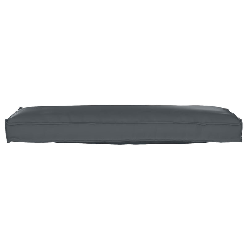Pallet Cushion for Bench Anthracite 120x40x8 cm Oxford Fabric