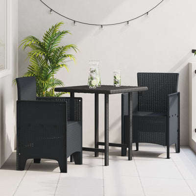 Garden Chairs with Cushions 2 pcs Brown Poly Rattan