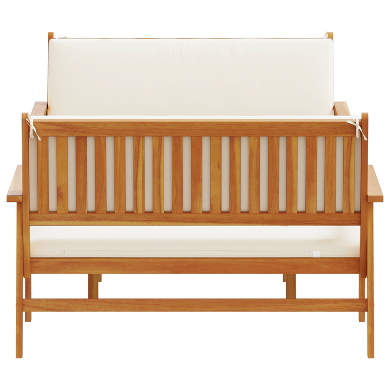 3 Piece Garden Sofa Set with Cushions Solid Wood Acacia