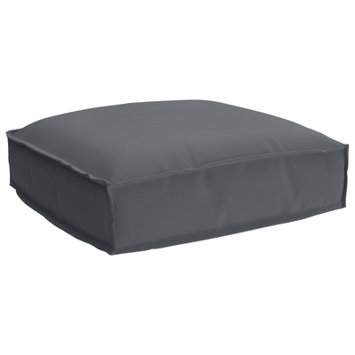 2 Piece Pallet Cushion Set Anthracite Oxford Fabric