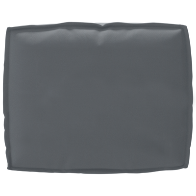 2 Piece Pallet Cushion Set Anthracite Oxford Fabric