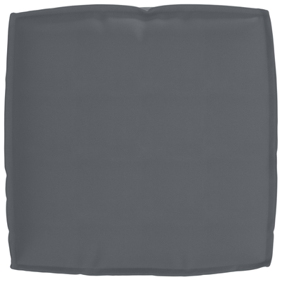 2 Piece Pallet Cushion Set Anthracite Oxford Fabric